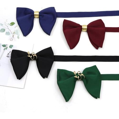 Linbaiway Business Big Bowties for Mens Banquet Bow Ties Man Formal Dress Bowknots Women Neckwear Wedding Cravat
