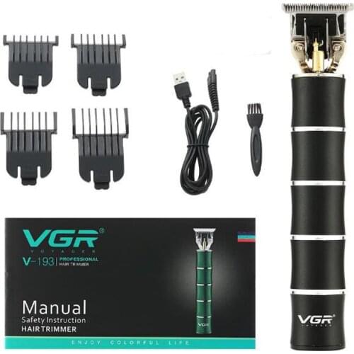 V hair trimmer USB rechargeable hair clipper haircut machine oilhead clipper white hair carving clipper beard trimmer LCD