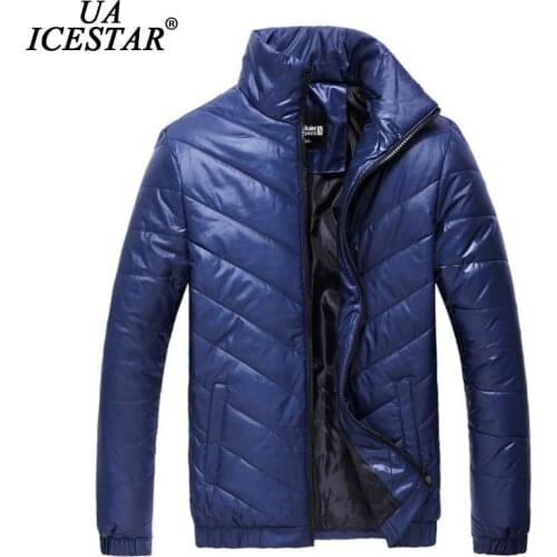 UAICESTAR Winter Jacket Men Solid Color Casual Parkas Thick Warm Fashion Windproof Jacket Coat Plus Size M-5XL Mens Clothing