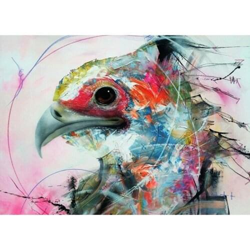 New Full drill 5D DIY Diamond embroidery Colorful birds Diamond Painting Cross Stitch Rhinestone Mosaic decoration gift l727