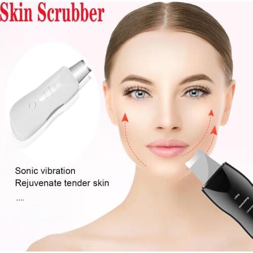 NEW Vibrate Skin Scrubber Face Cleaning Machine Facial Peeling Remove Blackhead Pore Cleaner Skin Care Tool Not Ultrasonic