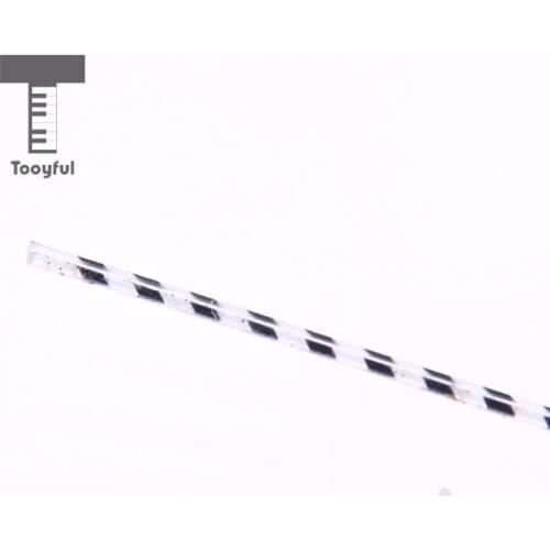 Tooyful Luthier Supplies ABS Guitar Binding W/ Black Strip Pattern 1.9x1.6mm Over 5 Feet for Acoustic Classic Guitar Parts