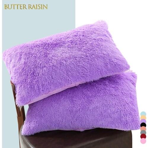 Plush Pillowcase Home Decor Pillow Covers 50x70cm Living Room Bedroom Sofa Decorative Pillow Case Shaggy Fluffy Cushion Cover
