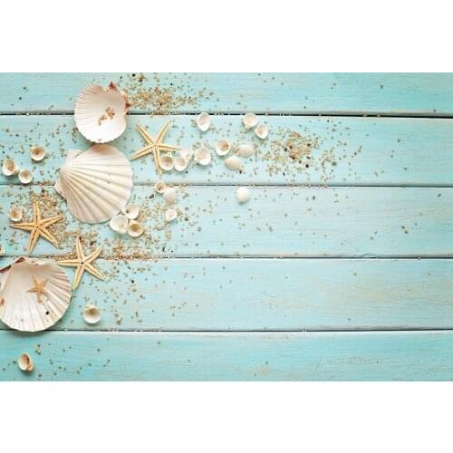 Lovely shell wood backgrounds photography vinyl fotografia kid clothes photography backdrop for photo studio video props lv-2332