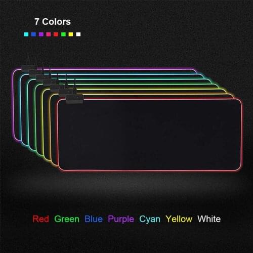 Lighting Mouse Pad Anti-slip RCB Colorful Gaming Mouse Mat 800*300*4MM/ 350*250*3MM Ultra smooth surface high sensitivity