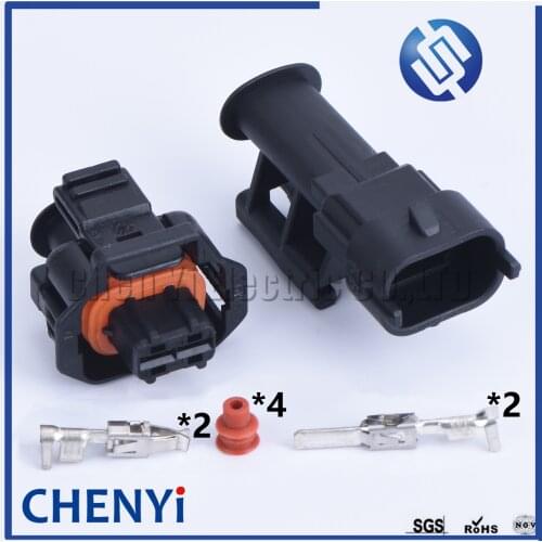 5 set 2 Pin male female 1928403874 1928404226 Diesel Fuel Common Rail Injector Plug Crankshaft Sensor Socket 1928403698