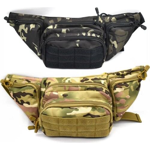 Tactical Gun Waist Bag Concelaed Pistol Pouch Chest Handgun Holster Fanny Pack with Magazine Pouch for Glock/Beretta M9/Revolver