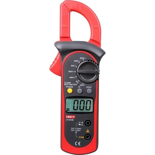 UNI-T UT200B Clamp Meters LCD Backlight AC/DC Voltage AC Current Resistance Clamp Multimeter Multitester Multimetro