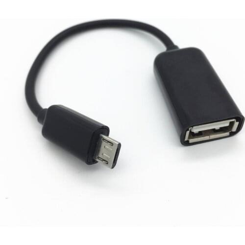 USB Host OTG Adapter Cable Cord for Samsung Galaxy S3 Mini SM-G730 A SM-G730v S5 Mini SM-G800 SM-G870 Tab 3 SM-T3100 ZWYXAR