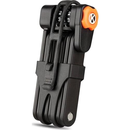 PCycling Bicycle Lock Alloy Steel Folding Lock MTB Road Bike Lock Anti-theft Lock Password Lock Safe Cycling Accessories