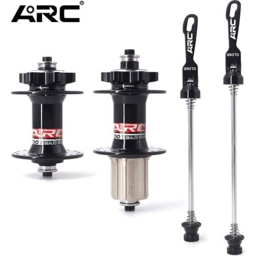 ARC FRONT REAR BICYCLE HUBS QR SKEWER 135MM VVT MTB MOUNTAIN BIKE HUB 32/36HOLES32/36H FOR 8 9 10 11 SPEED PART DISC HUB PART