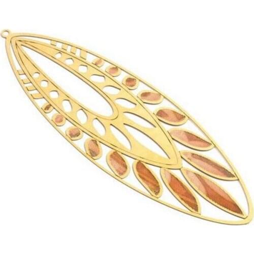 20pcs/lot wholesale new creative metal hollow waterdrop charms connectors for diy fashion earrings jewelry making accessories