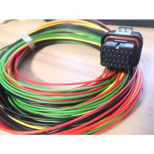 26 Pin/Way ECU Computer Connector Oil Gas Electrical Plug With 200cm Cable Wire Pigtail For Tyco AMP 3-1437290-7 3-1437290-8