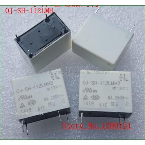 5pcs/lot OJ-SH-112LMH OJ-SS-112LM OJ-SS-112HM 12VDC Power Relay-DIP4