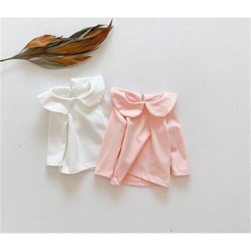 Girls Blouses Cotton Children Tops Autumn School Girl Blouse Kids Spring Clothes Girls Shirt Long Sleeve infant toddlers AA5284