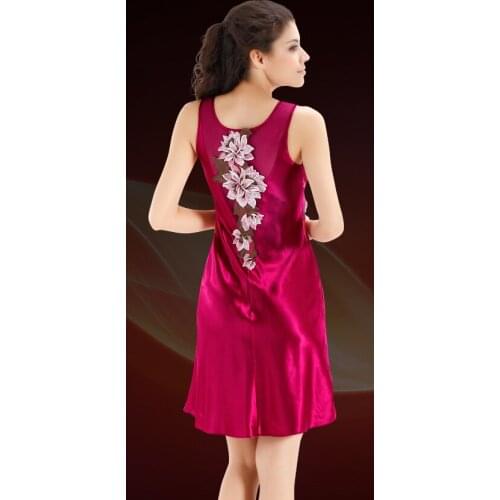 Plus Size Women Skirt Sexy Underwear Ladies Sleeping Dress Sleepwear batas de dormir de seda Nightgown Women Summer Dress pijama