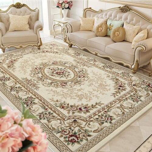 Large Size 240x330cm Classical Europe Carpets For Home Living Room Thick Polypropylene Carpet For Parlor Persian Rug Mat Bedroom