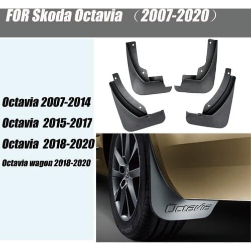 Mud flasp For Skoda Octavia 2007-2020 mudguards fenders For Octavia car mud flap splash guards fender auto accessories styline