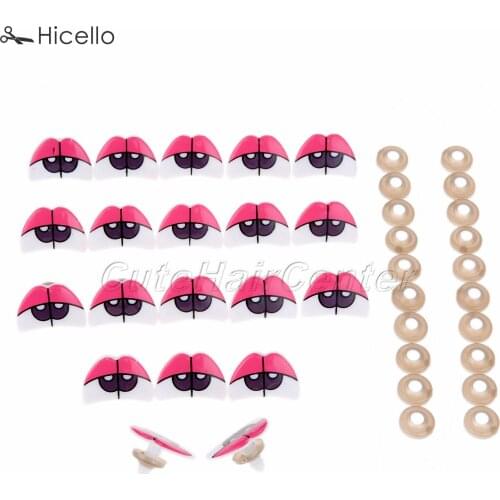 20sets Plastic Eyes with Washers 20*27MM Handmade Dolls DIY Puppets Teddy Bears Plush Animals Cartoon Eye Crafts Material