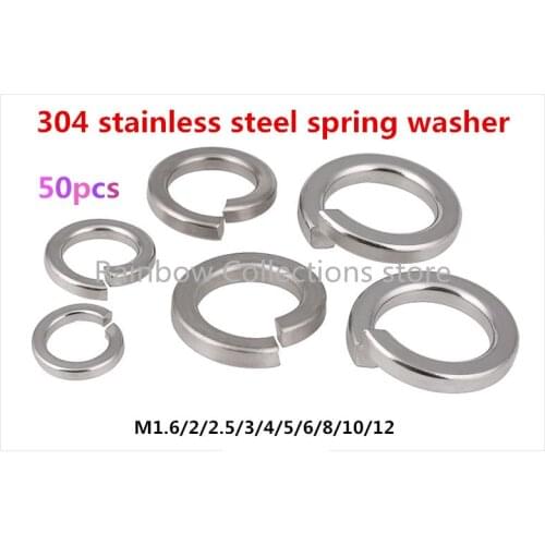 M1.6/2/2.5/3/4/5/6/8/10/12 304 stainless steel spring washer / spring washer / heavy projectile spacer / thickening meson