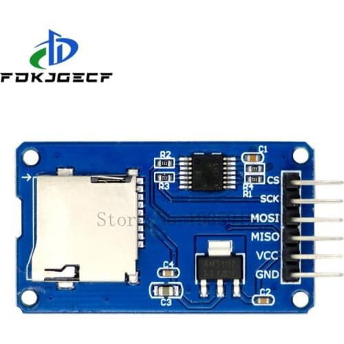 Micro SD Card Mini Storage Board TF Card Reader Memory Shield Module SPI for arduino Diy Kit