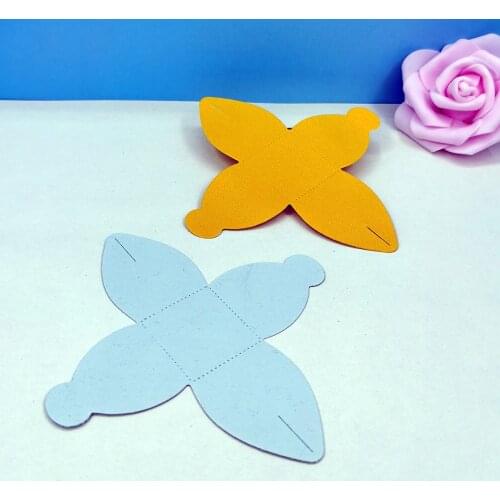 Gift Box Metal Cutting Dies Scrapbooking Embossing Folders For DIY Album Card Making Craft Stencil Greeting Photo Paper