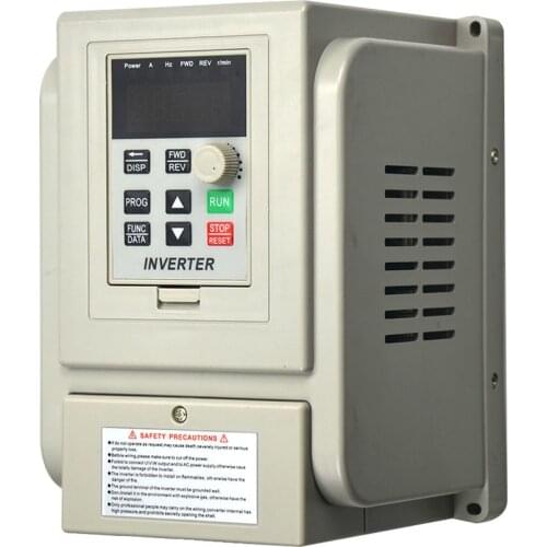 AC 220V Variable Frequency Inverter Drive 1.5kW AC Motor VFD Single-phase Speed Controller Single in and out Universal Inverter