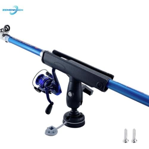 360 Degree Adjustable Kayak ABS Fishing Rod Rack Holder Bracket Pole Support Fixer Rest Tool Rotatable Mount Marine Accessories