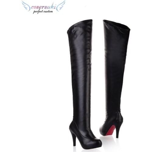 Akudama Drive Doctor Cosplay Shoes Boots Custom Made for Halloween Christmas Carnival