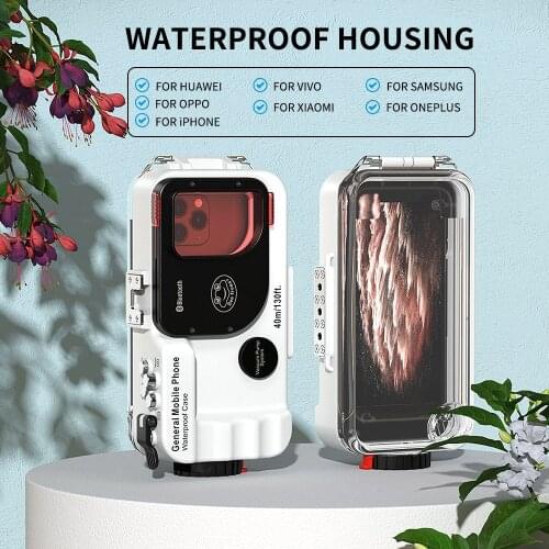 Universal Waterproof case For Xiaomi Mi 8 A2 Lite A1 9 Mi8 Mi6 Mi9 SE 9t Pro Pocophone F1 Cover Photo Diving housing Underwater