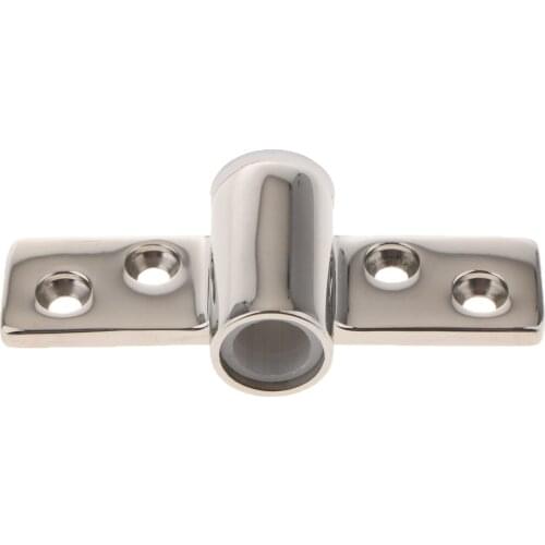2Pieces Stainless Steel Rowlock / Oarlock Sockets Side Mount for Boat Marine