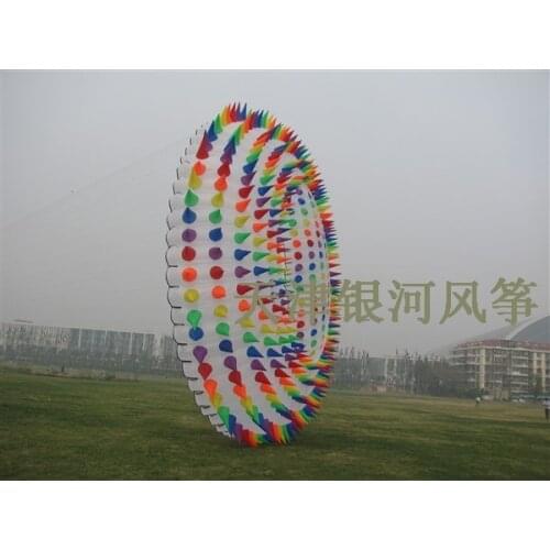 3d big kite flying dragon kites for adults windsock kiting soft large single kite wholesalers inflatable ripstop nylon rainbow
