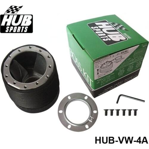 VW-4A Racing Steering Wheel Hub Adapter Boss Kit for Volkswagen Jetta Bora Polo Fit standard 6 bolt steering wheels HUB-VW-4A