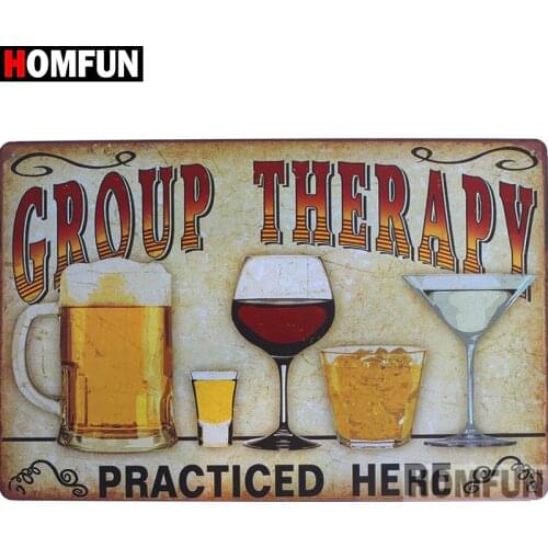 HOMFUN Full Diamond Embroidery Diy 5D Diamond Painting Cross Stitch "Beer red wine text" Full Drill Home Room Decor A20113