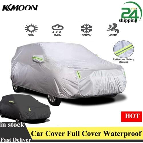 Car Cover Full Covers waterproof Reflective Strip Sunscreen Protection Dustproof UV Scratch-Resistant for 4X4/SUV Business Car