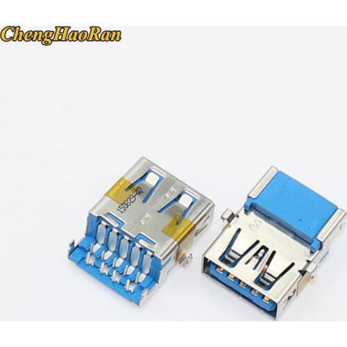 ChengHaoRan 1pcs Laptop USB Jack 3.0 brand laptop 3.0 USB Jack Female Socke for Lenovo 110-15isk usb 3.0 jack connector port