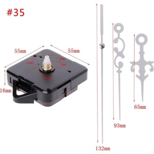 Quartz Clock Movement Mechanism Hands Wall Repair Tool Parts Silent Kit Set DIY D0AC