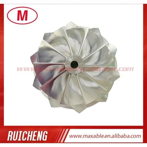 GTP38 67.27/84.40 mm 10+0 blades high performance turbocharger billet/milling/aluminum 2618 compressor wheel