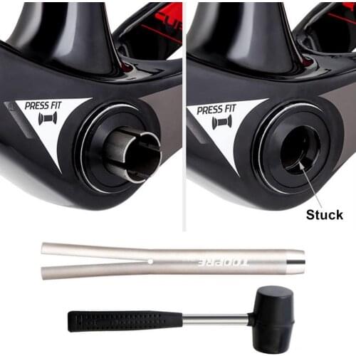 TOOPRE Bottom Bracket Removal Tool Rubber Hammer Press-Fit Bearing Removal Tool For BB86 PF30 BB92 Chain Crank Removal 22-24 Mm