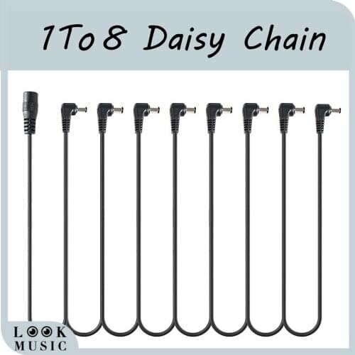 1 To 8 Way Electric Guitar Effect Pedal 9V Daisy Chain Power Supply Cable