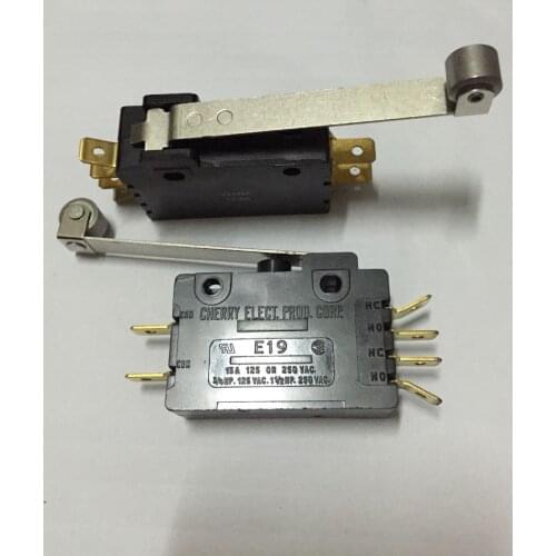 Original new 100% E19 silver contact 6pin pulley micro switch 15A 250VAC