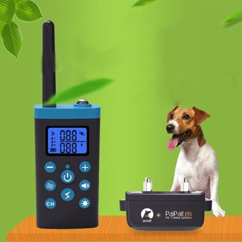 PaiPaitek PD525 1000m Electric Dog Training Collar Waterproof Rechargeable Remote Control Dog Electric Training Collar