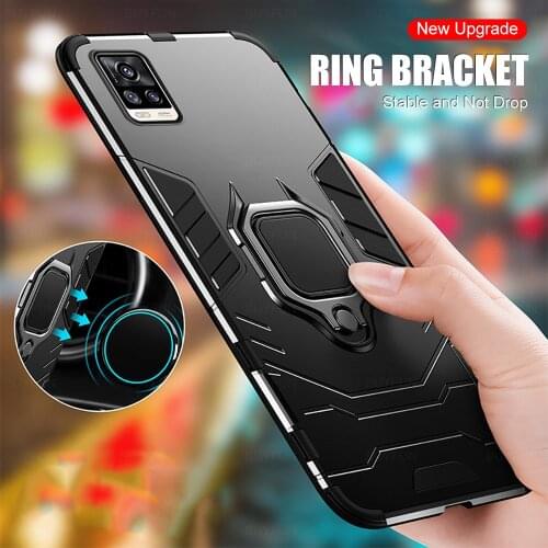 Shockproof armor case For vivo v20 se case For oppo vivo v20 pro 5g se v 20 v20pro v20se stand magnetic car ring phone cover