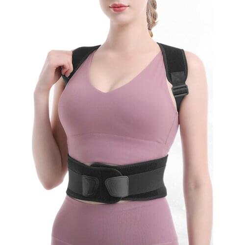 Adjustable Posture Corrector Corset Back Support Brace Belt Lumbar Support Stop Slouching Hunching Back Trainer for Men Women