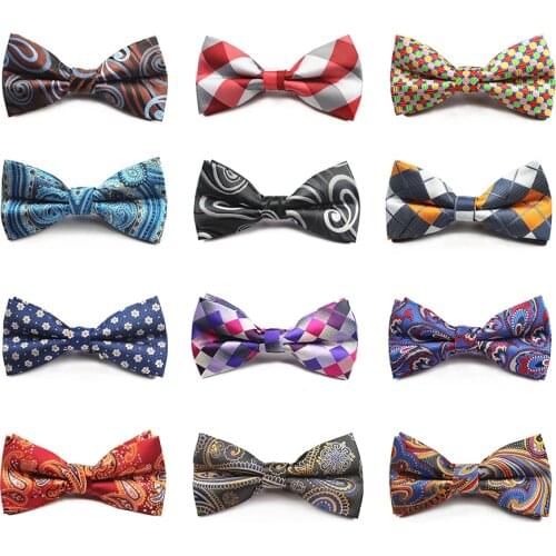 Ricnais New Design Plaid Bow Tie Mens Necktie For Wedding Pajaritas Dress Tuxedo Party Colorful Skinny Cravats Floral Bowtie