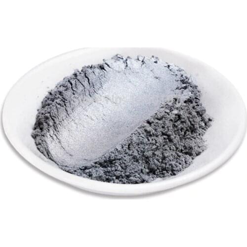 Silver gray glass coated silver pearlescent pigment powder automotive paint pearl luster coating