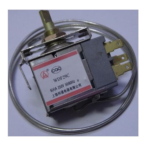 WDF-29C Fridge Thermostat Temperature Control Swith with 60cm length wires Middle installation with 3 pins