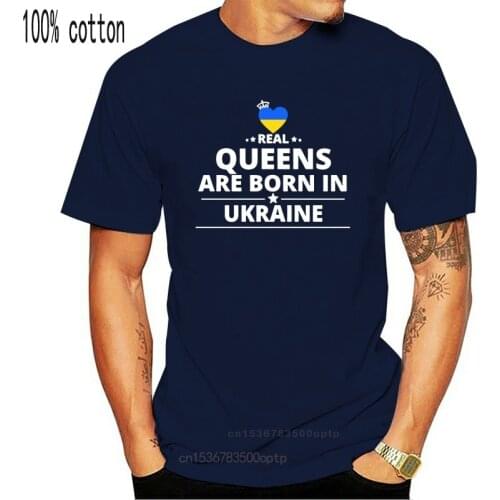 Knitted Fashion Tshirt Man 100% Cotton Unisex Comics Adult Queens From Geschenk I Love Ukraine T-Shirts Clothing