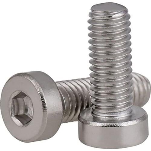 Low Head Socket Cap Screws Hex Head A2 Stainless Steel Screw M3 M4 M5 M6 M8 M10