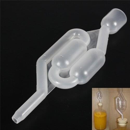 1 S-shaped Airlock Twin Bubble glove homemade beer fermented wine